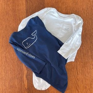 Two vineyard vine onsies